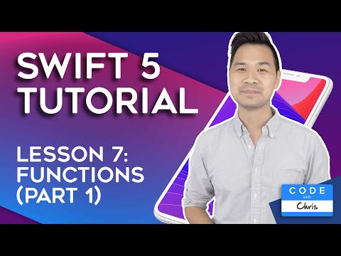 (2020) Swift Tutorial for Beginners: Lesson 7 Functions (Part 1)