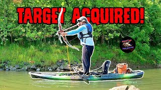 I'm Shooting Them Out of My Kayak! | Bowfishing for Gar and Carp