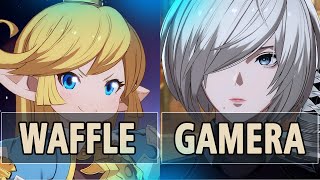 GBVSR: 🔥Waffle (Charlotta) Vs Gamera (2B)🔥 | High Level Gameplay.