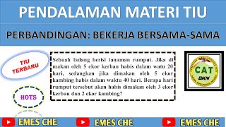 CARA MUDAH SOAL PERBANDINGAN | PEKERJAAN YANG DILAKUKAN BERSAMA-SAMA