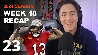 Week Eighteen Recap (2024 NFL Season) l Inside the 20 l #23