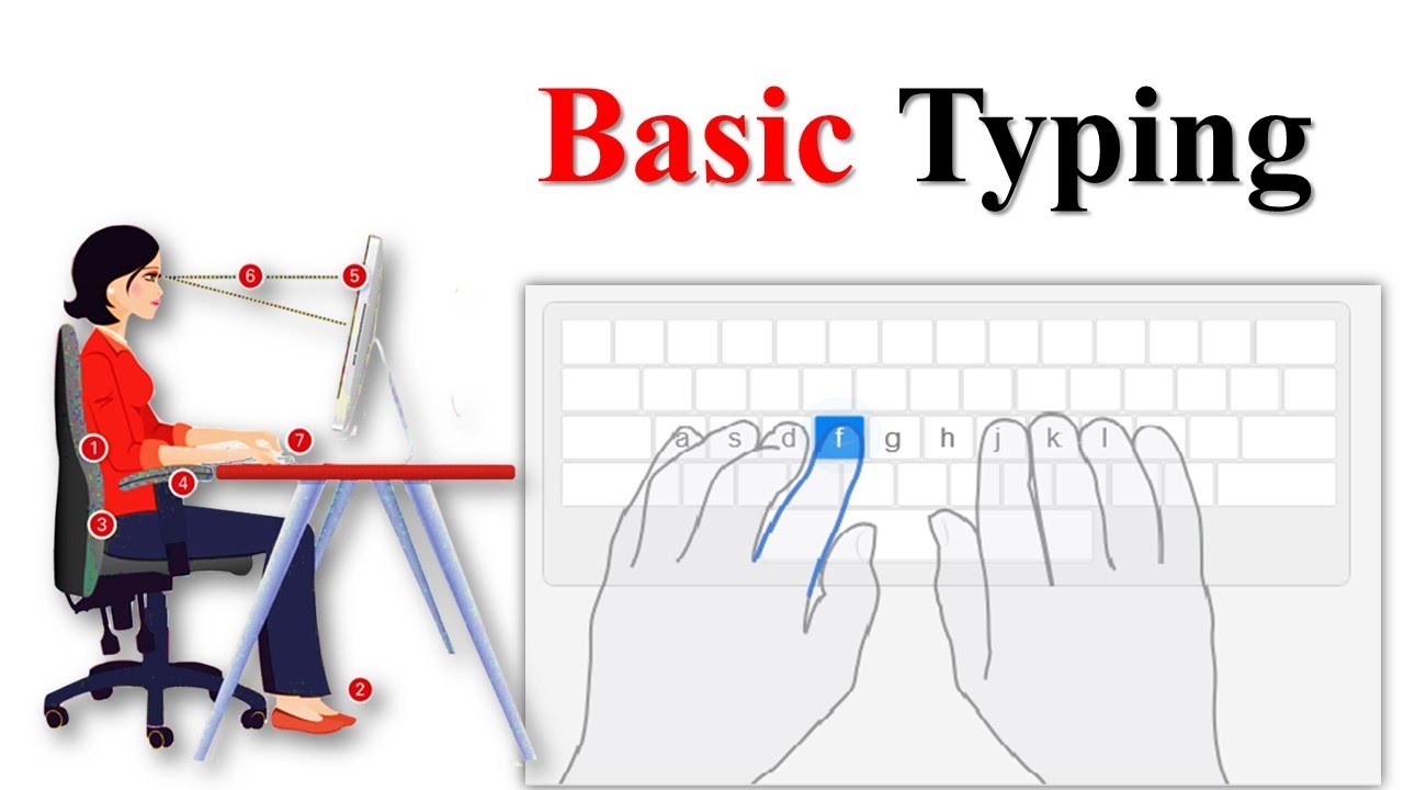 Basic Computer Typing Tutorial Learn How To Type Fast Accurately