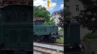 Altbau-E-Lok pur: Krokodil E94 088 fährt knurrend an|#aelp#museumsbahn#elok