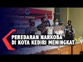 Dalam Satu Bulan Polres Kediri Kota Tangkap 16 Tersangka Penyalahgunaan Narkoba