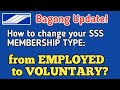 How to change your SSS membership type from EMPLOYED to SELF EMPLOYED online?