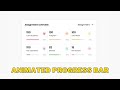 How to Create an Animated Progress Bar in HTML, CSS, and JavaScript