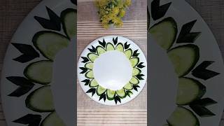 Cucumber Cutting Carving Ideas #vegetables #vegetablecarving #cucumbercarving #art #cookwithsidra