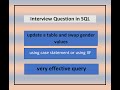 #Update gender query sql | #update query|#sql?