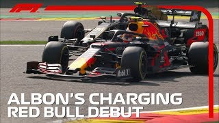 Alex Albon's Charging Red Bull Debut | 2019 Belgian Grand Prix