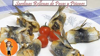 Sardinas Rellenas de Pasas y Piñones | Receta de Cocina en Familia