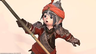 ヴァナスパティのリーパー＆竜騎士装備『パーラカ・スレイヤー』シリーズ（ララフェル男子Ver.）~Final Fantasy XIV~