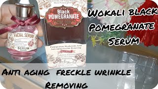 wokali black pomegranate face serum review \u0026 benefits