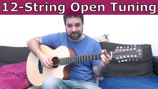 The Most Incredible 12-String Open Tuning (So Many Possible Sounds!) - Guitar Lesson Tutorial