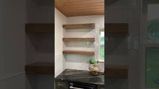 Ituturo natin pano efeel about floating Shelves in the Kitchen #Kitchen #design #motivation