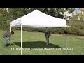 z shade commercial shelter setup instructions