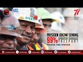 Jokowi Senang 99% Operator Teknologi di Freeport Orang Asli Papua