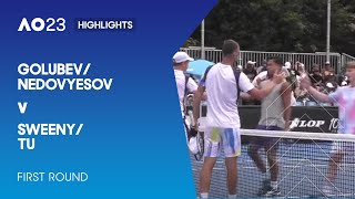 Golubev/Nedovyesov v Sweeny/Tu Highlights | Australian Open 2023 Round 1