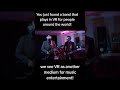 we are seen it a live band that plays in vr for people all around the world. vrchat vr music