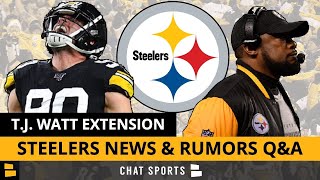 Steelers News & Rumors: TJ Watt Extension + Sign Richard Sherman? Fire Mike Tomlin? | Mailbag