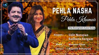 Pehla Nasha Pehla Khumar (Lyrics) - Udit Narayan, Sadhana Sargam | Aamir Khan | 90's Love Hindi Song
