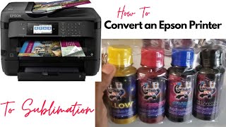 How to convert an Epson WorkForce printer to sublimation|EPSON WF 7720