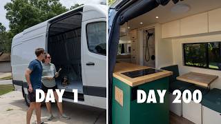 ULTIMATE Van Build Time-lapse | We Built a Modern Full-Time Home