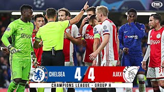 Chelsea vs Ajax 4-4 2019, Two red cards in two minutes