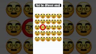 Find the different emoji #find #different #emojichallenge #shortvideo #viralvideo