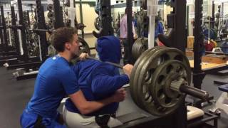 370 pound back squat 1 rep MAX!