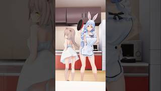 [Hololive] 요리 튜토리얼 (料理チュートリアル) | PekoMama, Pekora, Towa, Rurudo [MMD]