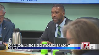 Driving trends in new Durham crime report