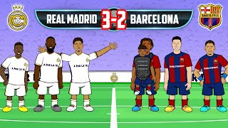 REAL MADRID 3 - 2 FC BARCELONA🔥 (Goals Highlights Goal-line 2024 El Clasico Vini