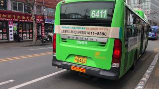 2023.3 서울특별시 시내지선버스 6411번 - Korea Seoul Bus