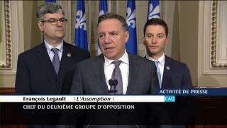 François Legault sur la participation de Marc-Yvan Côté dans la campagne de Philippe Couillard