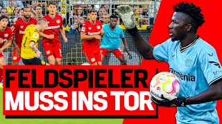 Feldspieler als Torwart: Tapsoba ersetzt Hradecky gegen Borussia Dortmund | Bundesliga | BVB vs. B04