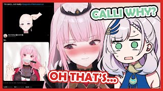 Calli tells Reine about that 𝐍𝐚𝐮𝐠𝐡𝐭𝐲 𝐇𝐚𝐧𝐝𝐬【Mori Calliope | Pavolia Reine | Hololive EN】