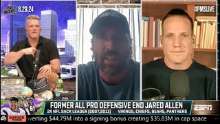 Jared Allen praises Sam Darnold, says Vikings have great leadership this season | Pat McAfee Show