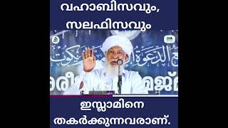 വഹാബിസം ഇസ്ലാമിന്റെ പണ്ഡിതന്മാരെ കൊന്നും,ഇസ്ലാമിന്റെ അടയാളങ്ങളെ നശിപ്പിച്ചും ഇസ്ലാമിനെ തകർക്കുന്നു.