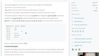 Coding Exercise - Frequency Queries