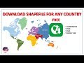 Download Shapefile For Any Country - Free