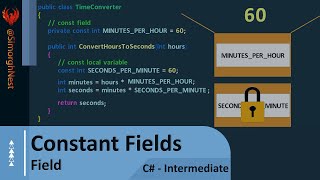 C# Tutorial - Intermediate - 015 - Constant Fields