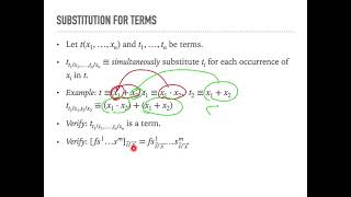 Math 557 – Substitution