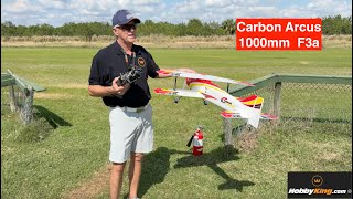 Michael Wargo Flies the Hobbyking Carbon Arcus PNF F3A Aerobatic Biplane EPO 1000mm by Durafly