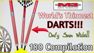 180 Compilation With 5mm Wide Darts - M3 Advanced Multi Ringed Darts