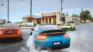 GTA 5 ⁴ᴷ - Free Roam Gameplay with Real Brands Cars