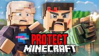 Minecraft WAR, But you are protecting a V.I.P Player...
