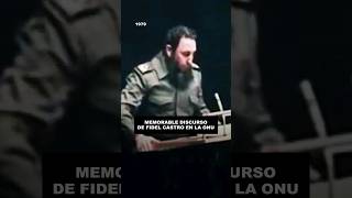 El discurso más memorable de Fidel en la ONU #fidel #cuba #onu #historia