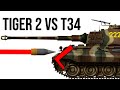 Tiger 2 VS T34 Armor Simulation│Viewer Requested Simulation