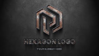 Hexagon logo design tutorial using Adobe Illustrator CC 2022