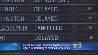 Amtrak Resumes Modified Service After Nor'Easter Wreaks Havoc Across The Region